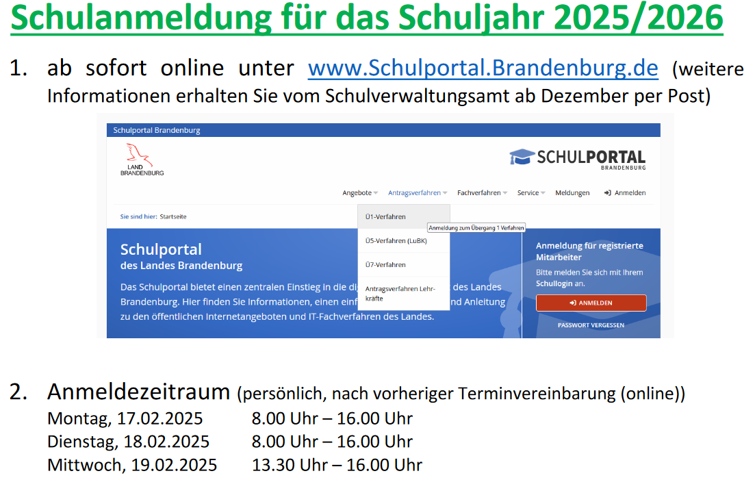  Foto zu Schulanmeldung 2025/2026 – Astrid Lindgren Grundschule 